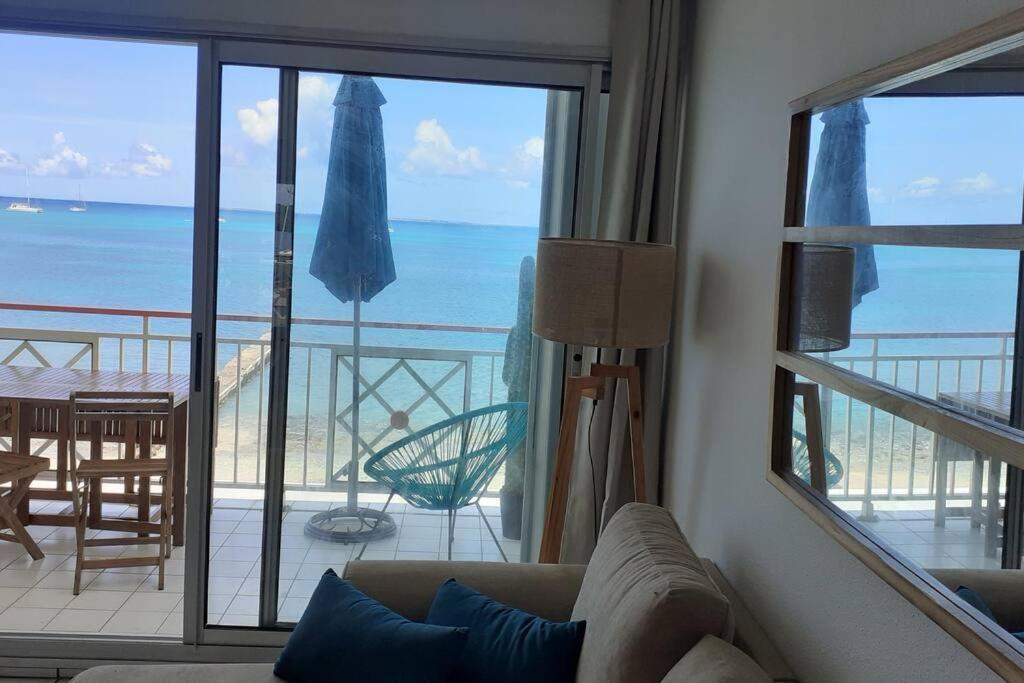 Superbe Studio Dolce Vita Vue Mer Plage Piscine Marigot  Εξωτερικό φωτογραφία