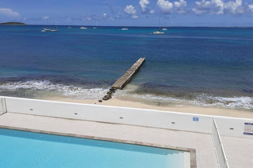 Superbe Studio Dolce Vita Vue Mer Plage Piscine Marigot  Εξωτερικό φωτογραφία